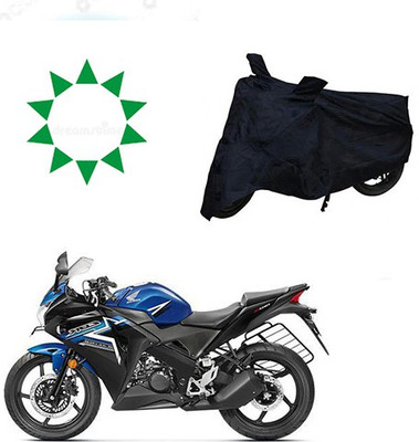 THE REAL ARV Waterproof Two Wheeler Cover for Honda(CBR 150R, Black)