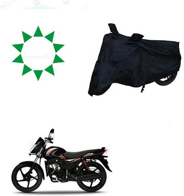 Atulit enterprises Waterproof Two Wheeler Cover for Mahindra(Pantero, Black)
