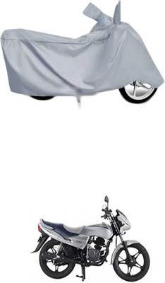 Utkarsh Two Wheeler Cover for LML(Freedom, Silver)
