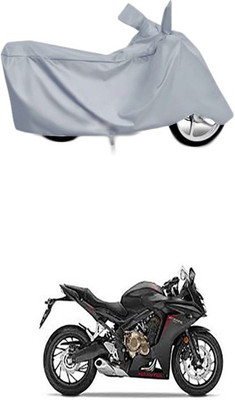 Utkarsh Two Wheeler Cover for Honda(CBR 650F, Silver)