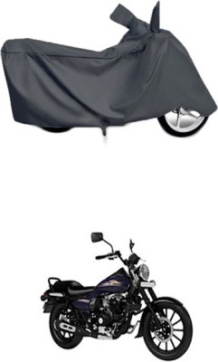 Wild Panther Two Wheeler Cover for Bajaj(Avenger 150 Street, Grey)