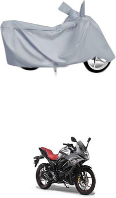 Utkarsh Two Wheeler Cover for Suzuki(Silver)