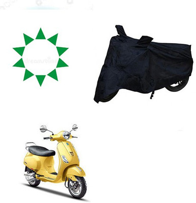 HYBRIDS COLLECTION Waterproof Two Wheeler Cover for Piaggio(Vespa SXL, Black)