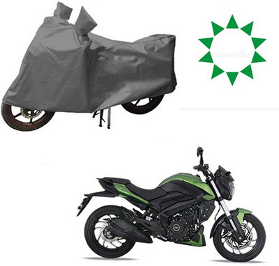 HYBRIDS COLLECTION Waterproof Two Wheeler Cover for Bajaj(Dominar, Grey)
