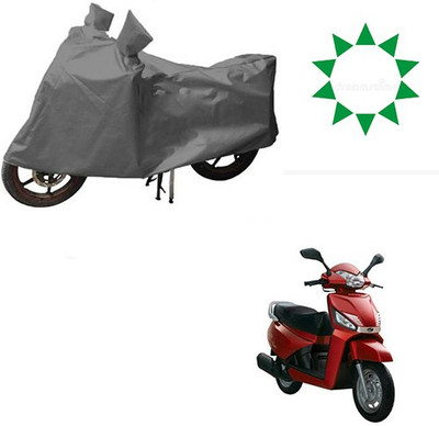 HYBRIDS COLLECTION Waterproof Two Wheeler Cover for Mahindra(Gusto, Grey)