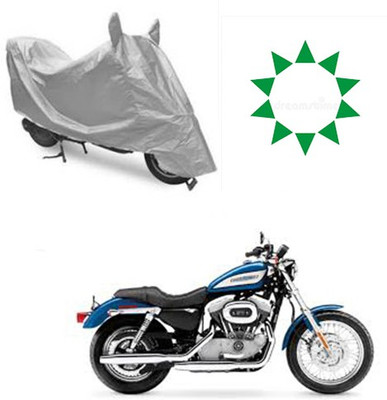 Atulit enterprises Waterproof Two Wheeler Cover for Harley Davidson(XL 883, Silver)