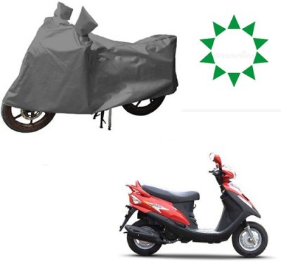 HYBRIDS COLLECTION Waterproof Two Wheeler Cover for Mahindra(Flyte, Grey)