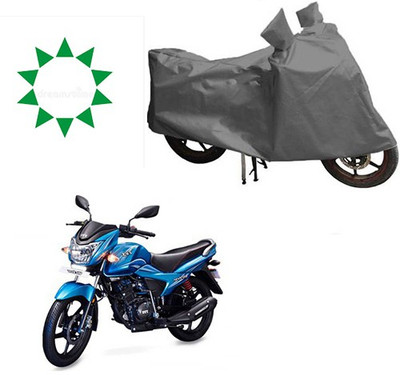 THE REAL ARV Waterproof Two Wheeler Cover for TVS(Victor New, Grey)