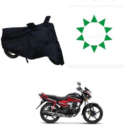 Mdstar Waterproof Two Wheeler Cover for Honda(CB Shine, Black)