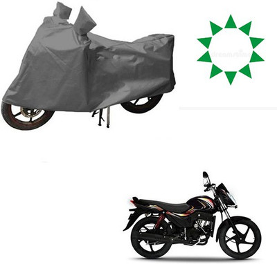 Atulit enterprises Waterproof Two Wheeler Cover for Mahindra(Pantero, Grey)
