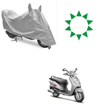 dashark Waterproof Two Wheeler Cover for Hero(Moto Corp Duet, Silver)