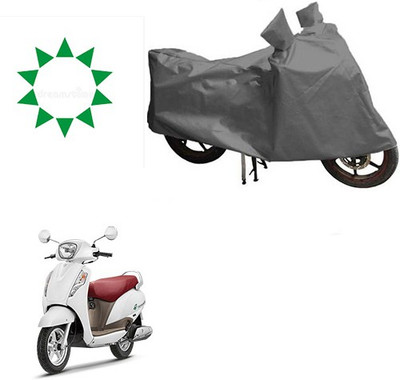 THE REAL ARV Waterproof Two Wheeler Cover for Suzuki(Access, Grey)