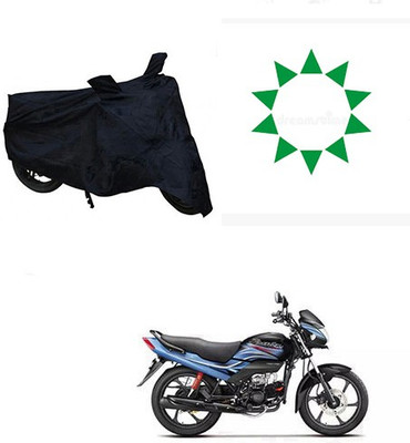 HYBRIDS COLLECTION Waterproof Two Wheeler Cover for Hero(Passion Plus, Black)