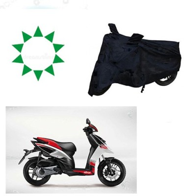 Amozkart Two Wheeler Cover for Aprilia(SR 125, Black)