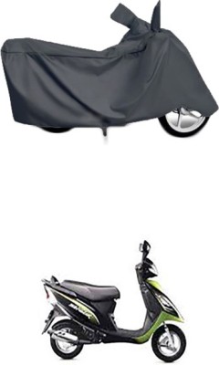 Utkarsh Two Wheeler Cover for TVS(Scooty Streak, Grey)