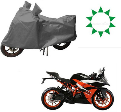 Atulit enterprises Waterproof Two Wheeler Cover for KTM(RC 200, Grey)