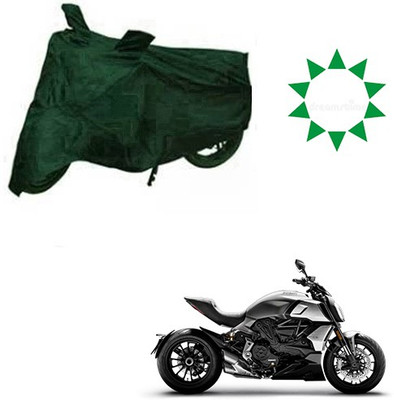 RPSENTTERPR Waterproof Two Wheeler Cover for Ducati(Diavel, Green)