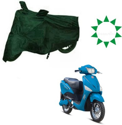 RPSENTTERPR Waterproof Two Wheeler Cover for Hero(Electric Optima, Green)