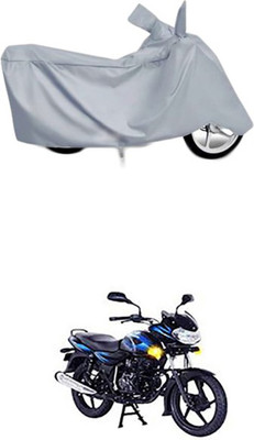 Utkarsh Two Wheeler Cover for Bajaj(Discover 125 DTS-i, Silver)