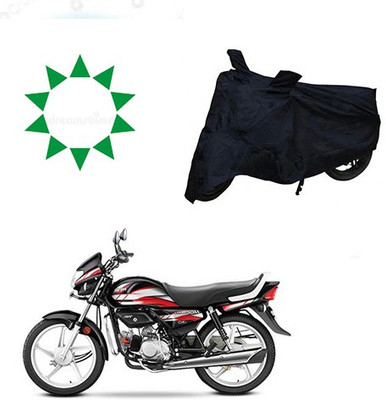 HYBRIDS COLLECTION Waterproof Two Wheeler Cover for Hero(CD deluxe, Black)