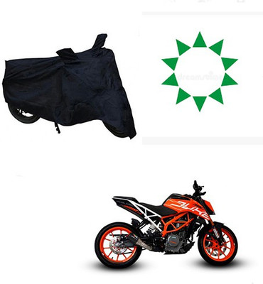 Mdstar Waterproof Two Wheeler Cover for KTM(Duke 390, Black)