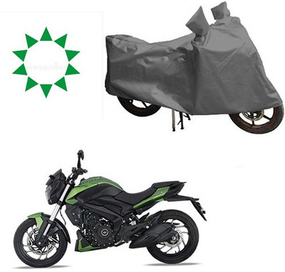 HYBRIDS COLLECTION Waterproof Two Wheeler Cover for Bajaj(Dominar, Grey)