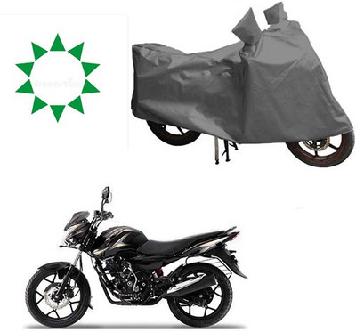 HYBRIDS COLLECTION Waterproof Two Wheeler Cover for Bajaj(Discover 150 s, Grey)