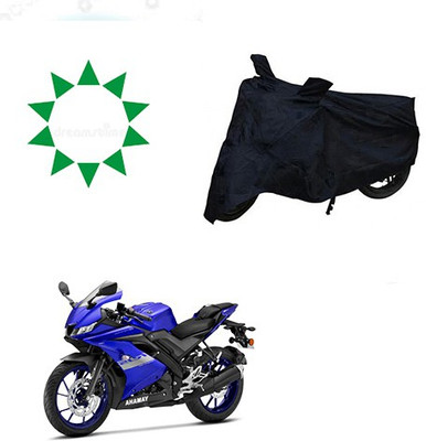 Atulit enterprises Waterproof Two Wheeler Cover for Yamaha(R15 V3, Black)