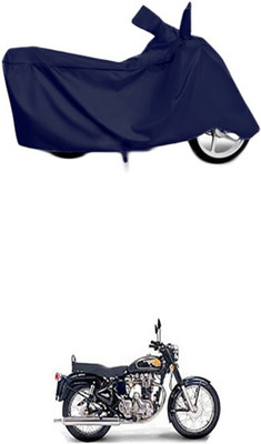 Wild Panther Two Wheeler Cover for Royal Enfield(Twin spark, Blue)
