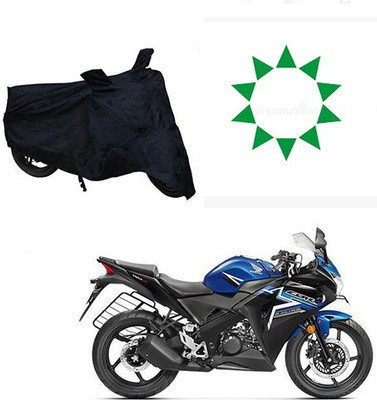 THE REAL ARV Waterproof Two Wheeler Cover for Honda(CBR 150R, Black)