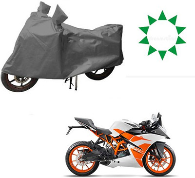 Atulit enterprises Waterproof Two Wheeler Cover for KTM(Duke 200, Grey)