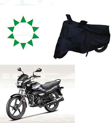HYBRIDS COLLECTION Waterproof Two Wheeler Cover for Hero(Super Splendor, Black)