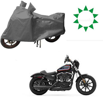 HYBRIDS COLLECTION Waterproof Two Wheeler Cover for Harley Davidson(XL 1200, Grey)