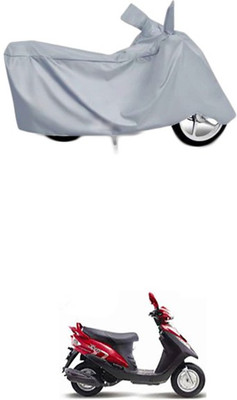 Utkarsh Two Wheeler Cover for Mahindra(Flyte, Silver)