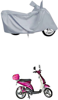 Utkarsh Two Wheeler Cover for Avon(E Lite, Silver)