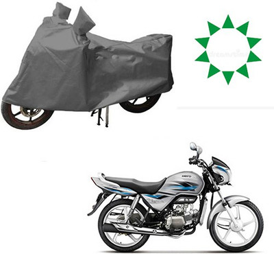HYBRIDS COLLECTION Waterproof Two Wheeler Cover for Hero(Splendor Pro, Grey)