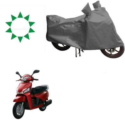 HYBRIDS COLLECTION Waterproof Two Wheeler Cover for Mahindra(Gusto, Grey)