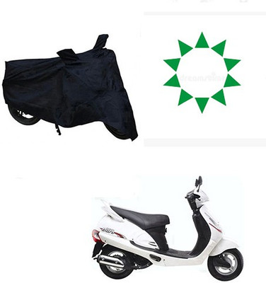 HYBRIDS COLLECTION Waterproof Two Wheeler Cover for Mahindra(Rodeo, Black)