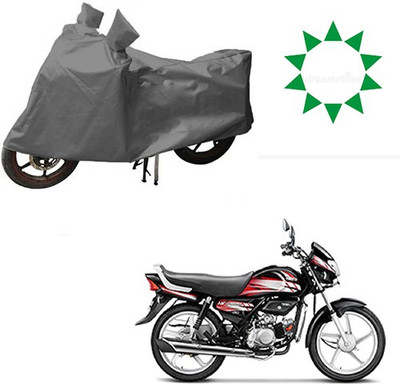 HYBRIDS COLLECTION Waterproof Two Wheeler Cover for Hero(HF Deluxe, Grey)