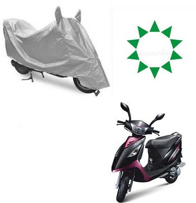 RPSENTTERPR Waterproof Two Wheeler Cover for TVS(Scooty Streak, Silver)