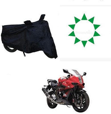 HYBRIDS COLLECTION Waterproof Two Wheeler Cover for Hyosung(GT650R, Black)