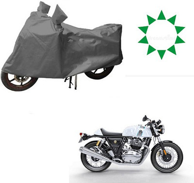 HYBRIDS COLLECTION Waterproof Two Wheeler Cover for Royal Enfield(Continental GT, Grey)