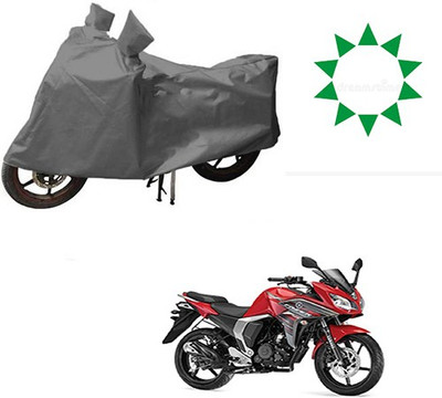 THE REAL ARV Waterproof Two Wheeler Cover for Yamaha(Fazer, Grey)