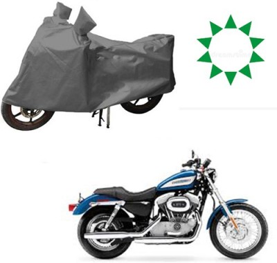 HYBRIDS COLLECTION Waterproof Two Wheeler Cover for Harley Davidson(XL 883, Grey)