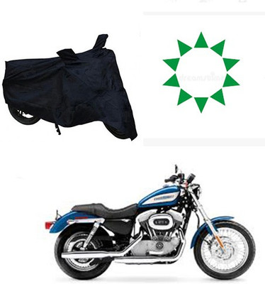 HYBRIDS COLLECTION Waterproof Two Wheeler Cover for Harley Davidson(XL 883, Black)