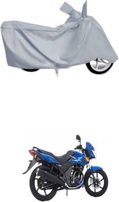 Wild Panther Two Wheeler Cover for TVS(Flame SR125, Silver)