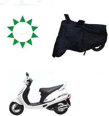 HYBRIDS COLLECTION Waterproof Two Wheeler Cover for Mahindra(Rodeo, Black)