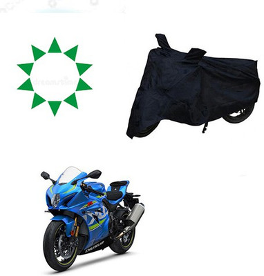 HYBRIDS COLLECTION Waterproof Two Wheeler Cover for Suzuki(GSX, Black)