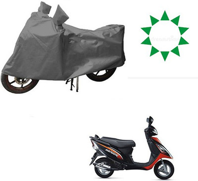 HYBRIDS COLLECTION Waterproof Two Wheeler Cover for TVS(Streek, Grey)