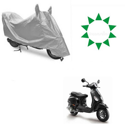 Atulit enterprises Waterproof Two Wheeler Cover for Piaggio(Vespa, Silver)